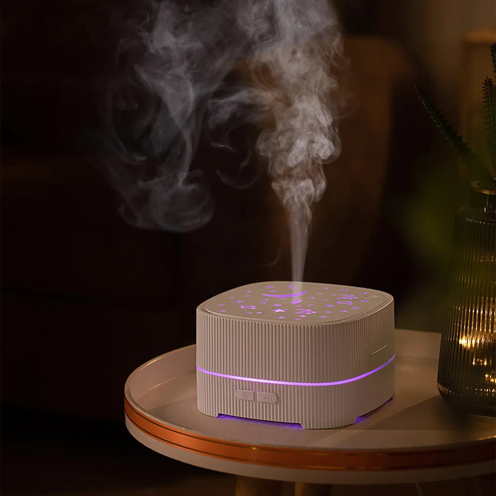 

Wireless Bluetooth audio aromatherapy machine air humidifier bedroom music star light Gradient atmosphere light