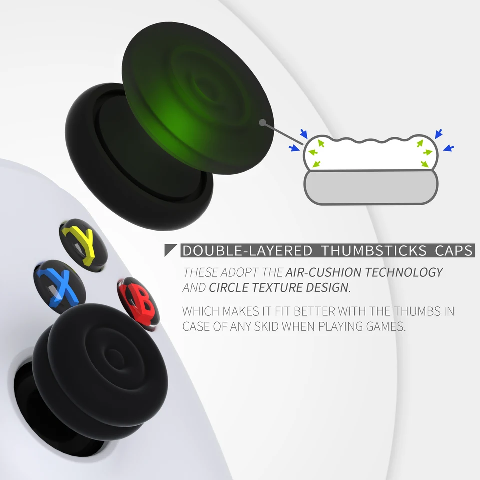 Thumb Grips X 2 For PS4 PS5 XBOXONE Xbox Series X Toggle Cover