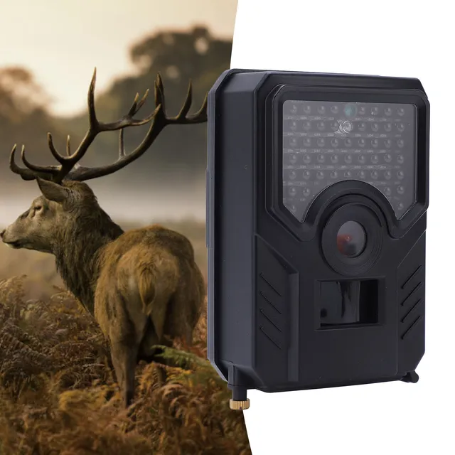 Infrared Hunting Camera Trail Camera 12MP HD 1080P Infrared Hunting IP56 Waterproof for Wildlife Monitoring PR200B Trail Camera 2