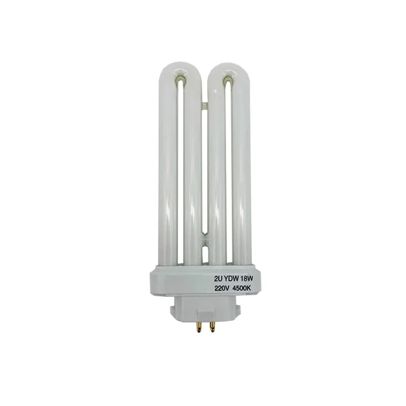 Fluorescent Light Tubes Universal lamp tube YDW13-2U square four pin 13W15W18W desk lamp 4-pin