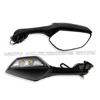 For Honda CBR250R CBR300R CBR500R CBR650F CBR650R Side Rearview Mirrors With Turn Signal LED Light CBR300R CBR500R CBR650F / R 5
