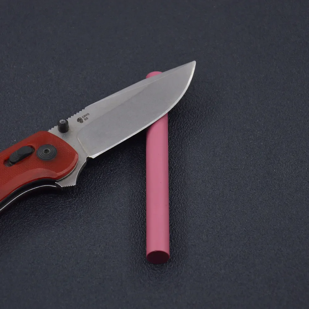 Ruby Corundum Sharpening Rods - Premium Abrasive for High Hardness Tools | Various Diameters