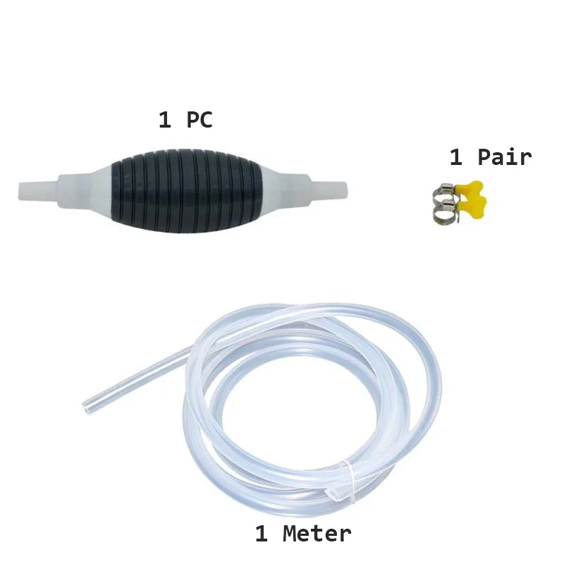 1 Ensemble, Pompe À Carburant Manuelle, Ventouse De Réservoir De Carburant  De Voiture, Transfert D'huile, Pompe À Carburant De Voiture, Pompe Manuelle  À Liquide , Pompe À À Siphon Économiseur De Carburant 