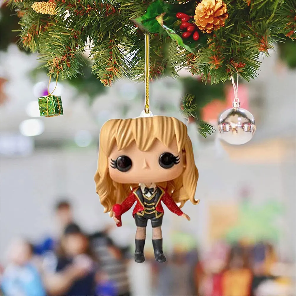 Christmas Advent Calendar Taylor 24 Days 2D Acrylic Decoration Keychain for Fans