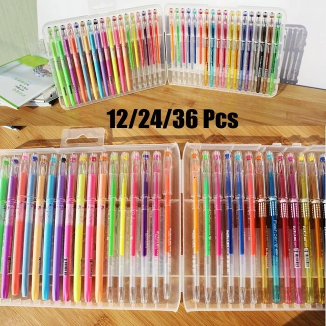 Gel Pens Color Diamond  Stationery - 12pcs Korean Stationery Fresh  Colorful Candy - Aliexpress