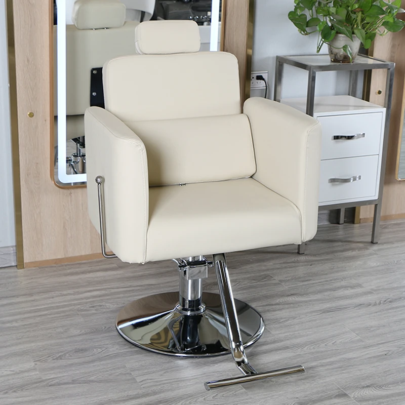 

Tattoo Swivel Barber Chair Pedicure Luxury Office Recline Vanity Makeup Chair Barbershop Barberia Hair Salon Furniture XR50LY