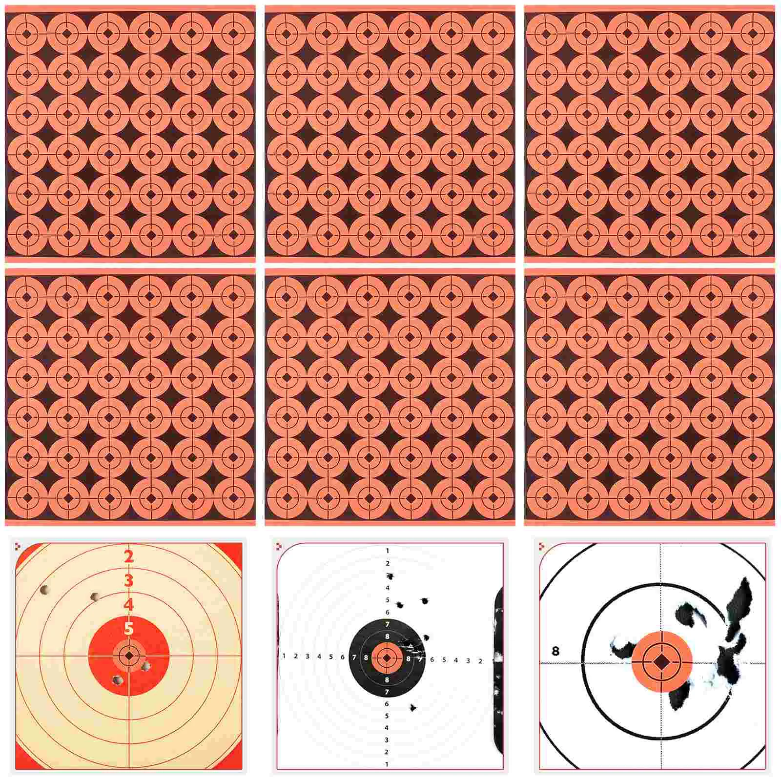 

Self-adhesive Stickers Shooting Practice Patch Target Paper Label Sports Pasters