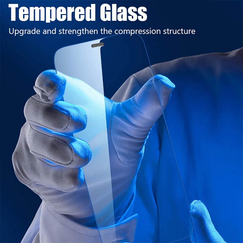 4PCS Tempered Glass for iPhone 14 Pro Max 14 Plus 14Pro Screen Protector for iPhone 13 15 12 11 Pro Max 12Mini 13 Mini Glass