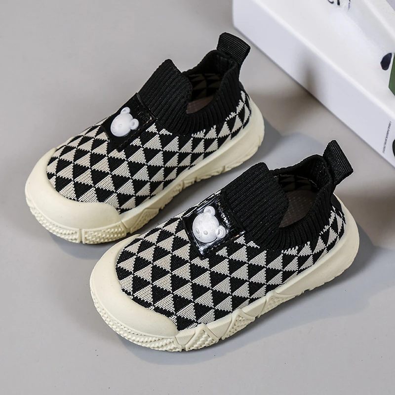 Kid Casual Shoes Sports Shoe for Boy Girl Spring Mesh Breathable Soft Soled Kindergarten Indoor