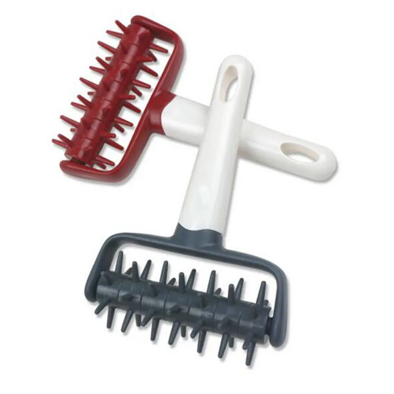 Spikes Grid Cutter Hole Punch Handheld ABS Pizza Needle Roller Cake Bread Baking Tool DIY Restaurant Bakery Home Kitchen