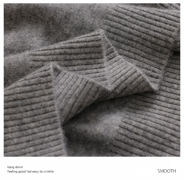 قميص بولو رجالي قصير الأكمام من الكشمير 100٪ للأعمال والملابس غير الرسمية، سترة للربيع والصيف