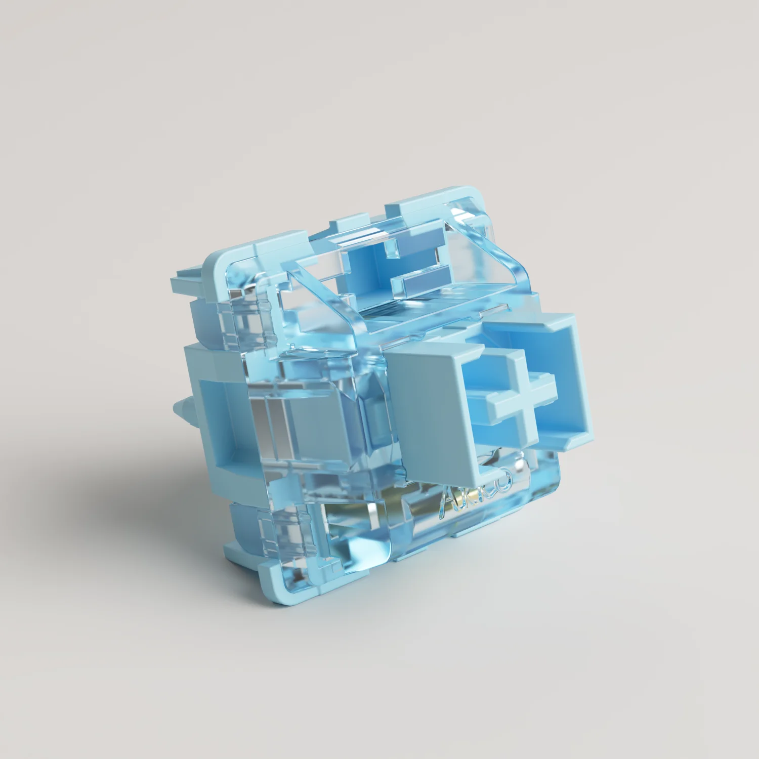 Akko v3 Creme Azul Pro Switch Pin 45gf Interruptor Tátil com Haste Dustproof Compatível com Teclado Mecânico mx 45 Pcs - Imagem 3