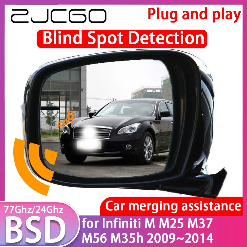 

ZJCGO for Acura ZDX YB1 2009 2010 2011 2012 2013 Blind Spot Detection Car BSD BSA BSM System Driving Warning Radar Alert Mirror