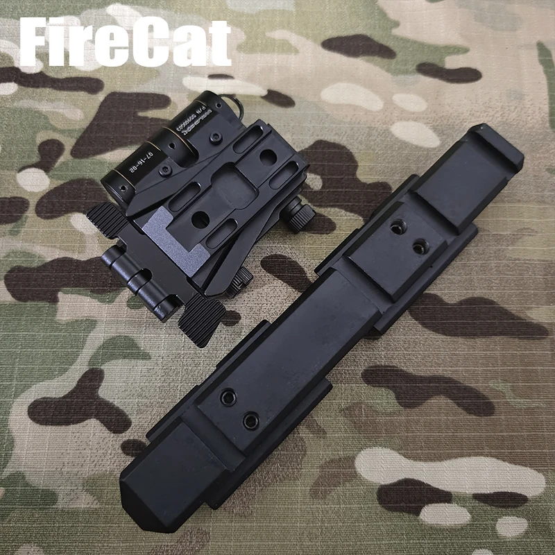 Irsoft Red Dot Mout G33 558 Wilcox Cincin Mount untuk Scope Sight Picatinny Adaptor Rollover Braket Taktis Aksesori Mount
