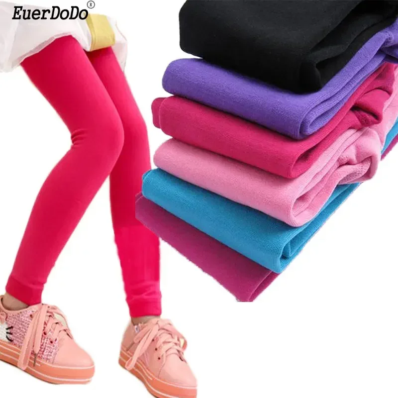 JanJean Kids Girls Ribbed Fleece-Lined Pantyhose Ballet Dance Tights Solid Color Footed Leggings Stockings School - Product Details