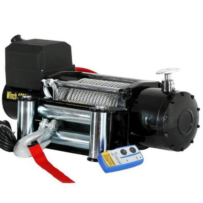 

portable 12v electric jeep winch