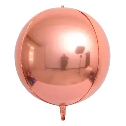 Elevate Your Celebration with Metallic Silver Foil Balloons - Set of 10 - 32Inch (Rose Gold)