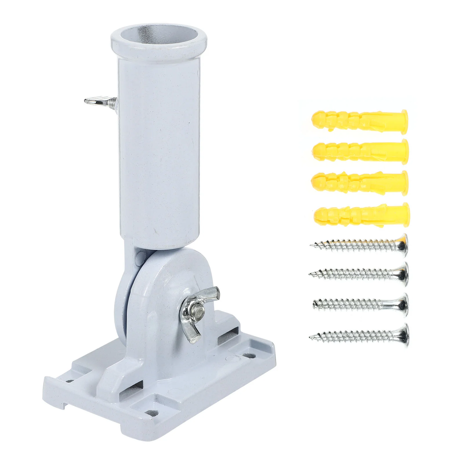 

Wall-mounted Flagpole Holder Flag Pole Bracket Wall Holder Rack Flag Windsock Base Adjustable Flag Pole Racks Wall Stand