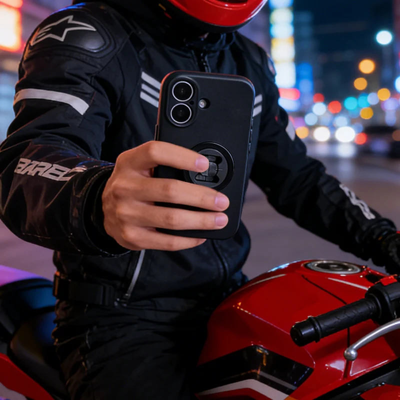 Phone Holder Mobile Phone Case for iPhone 17 17Pro 17Air 17ProMax Motorcycle/Bike Moto Mount Cell Phone Cover Shockproof Case - 4
