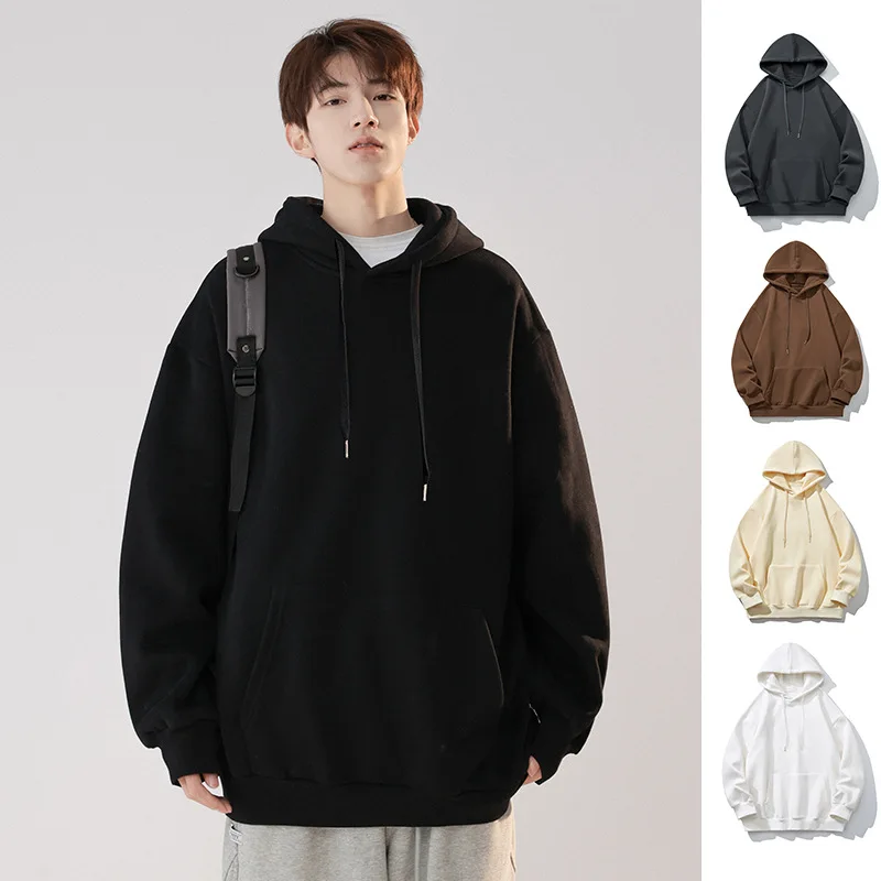 

Vintage Spring Autumn Men Hoodies Sweatshirt Streetwear Hip Hop Jackets Long Sleeve Casual Korean Fashion Tops High Quality