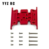 Chassis Gearbox Mount Transmission Holder Skid Plate Metal For Axial Scx10 Upgrade Parts Rc Crawler Car Accessories 1/10 Scale 2