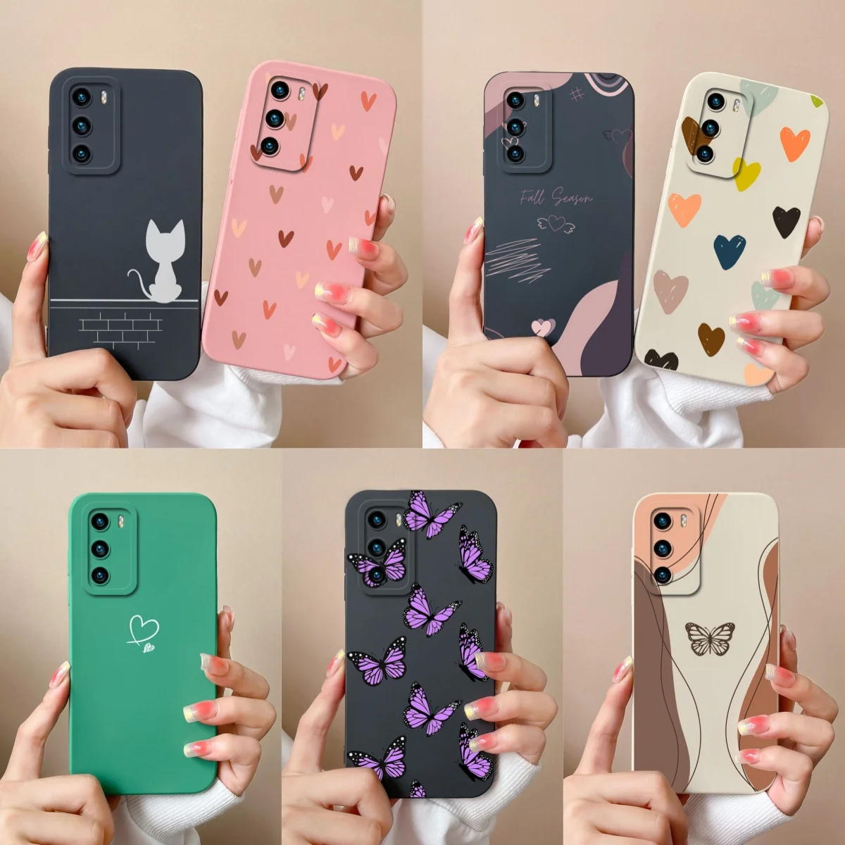 New Fashion Soft Liquid Silicone Camera Protection Back Cover - Premium Phone Case