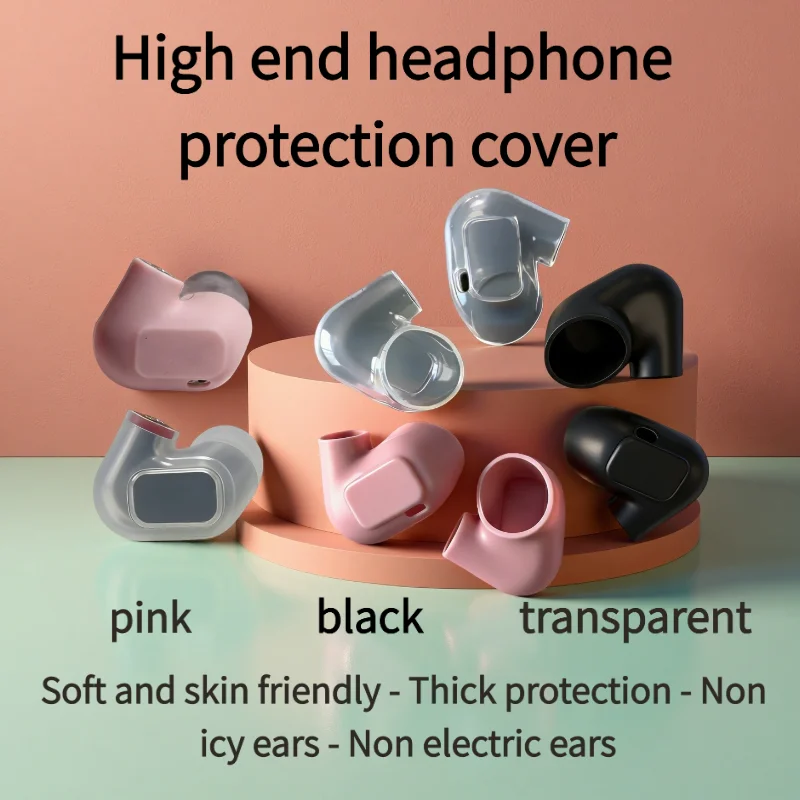 Seleni High-End In-Ear Headphone Protective Case - Skin-Friendly Silicone Anti-Drop Design