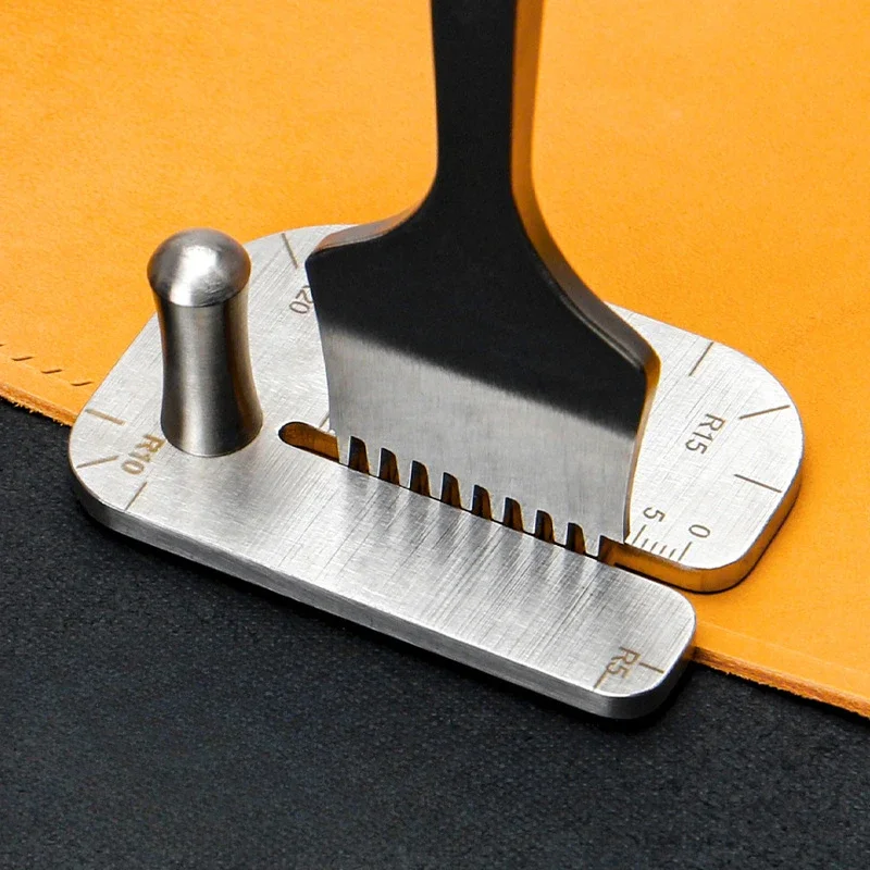 Stainless Steel Manual Leather Pulling Board Practical Cutting Ruler Tool Cut Auxiliary Accessories 1Set leather tools,leather craft tool kit,leather craft tools,leather craft tool