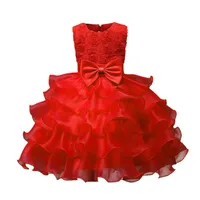 Robe de demoiselle d'honneur pour mariage, tenues d'anniversaire pour bébés filles de 2 à 8 ans, robes de première Communion pour enfants, vêtements de fête pour enfants 1
