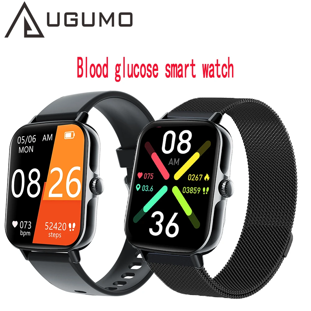 NEW Smart Watch 1.91Inch Blood Glucose Heart Rate Blood Pressure Oxygen