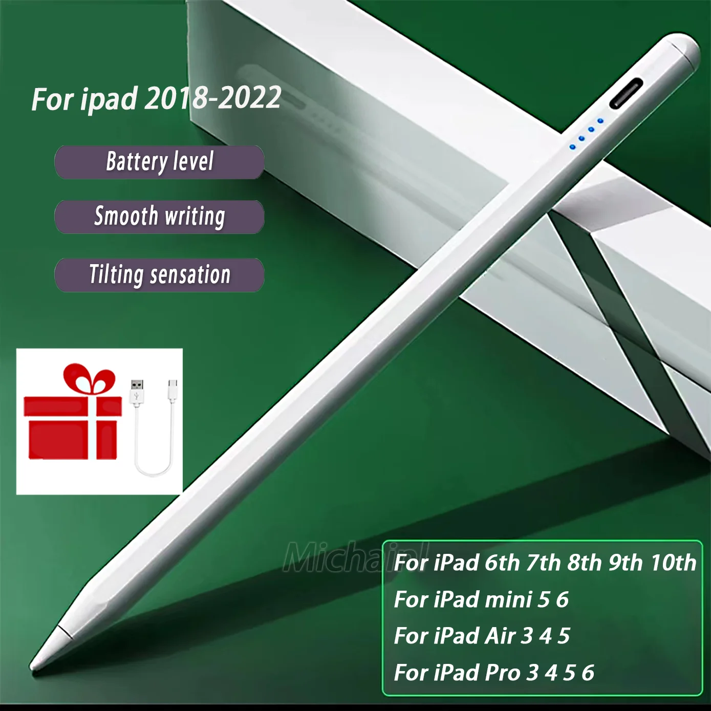 Stylus Pen 3rd Party Apple Pencil For Apple Pencil 2018-2022