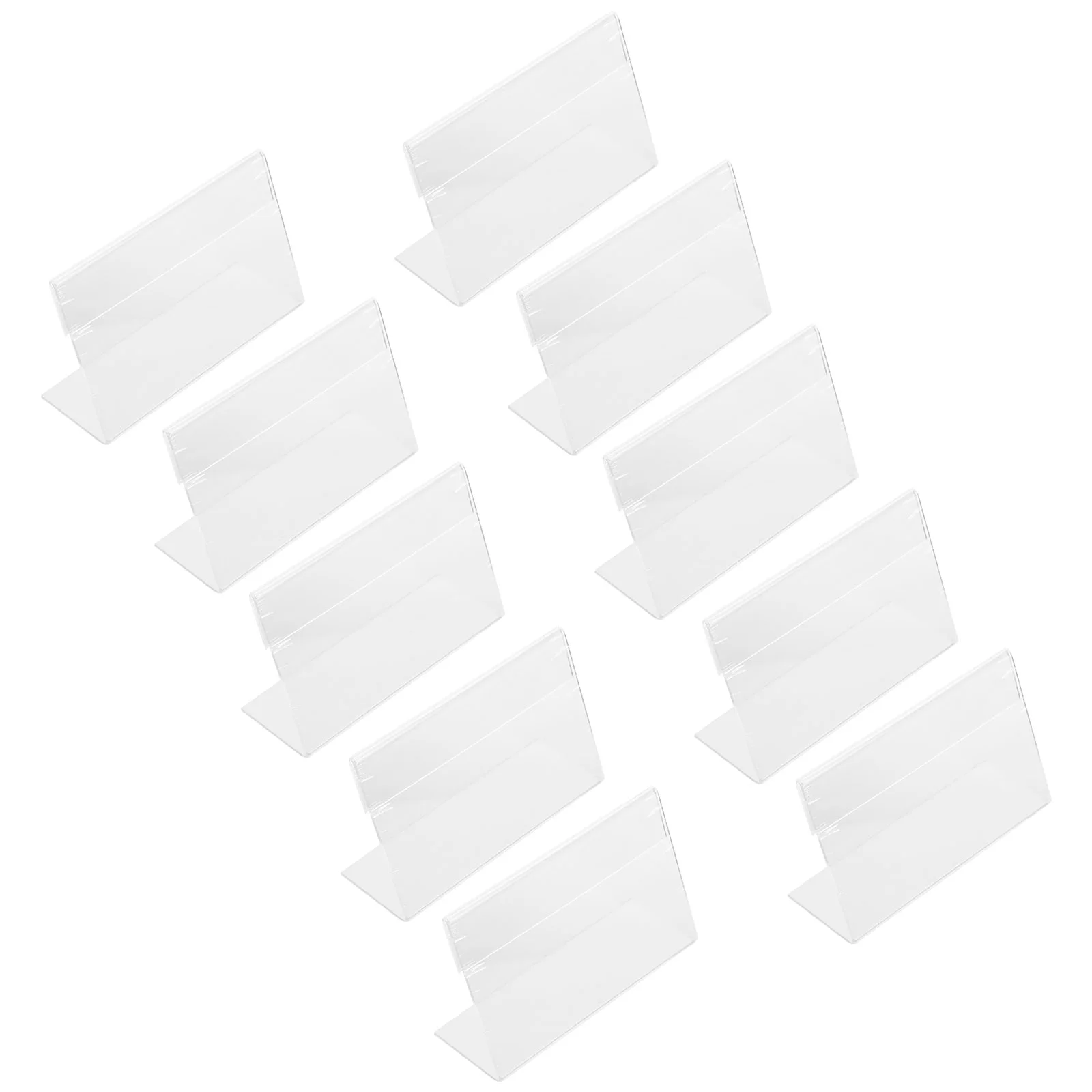 

Transparent Acrylic Price Tag Display Stands L Shape Display Stands Price Tag Shelf Label Shelf Table Price Tag Tray