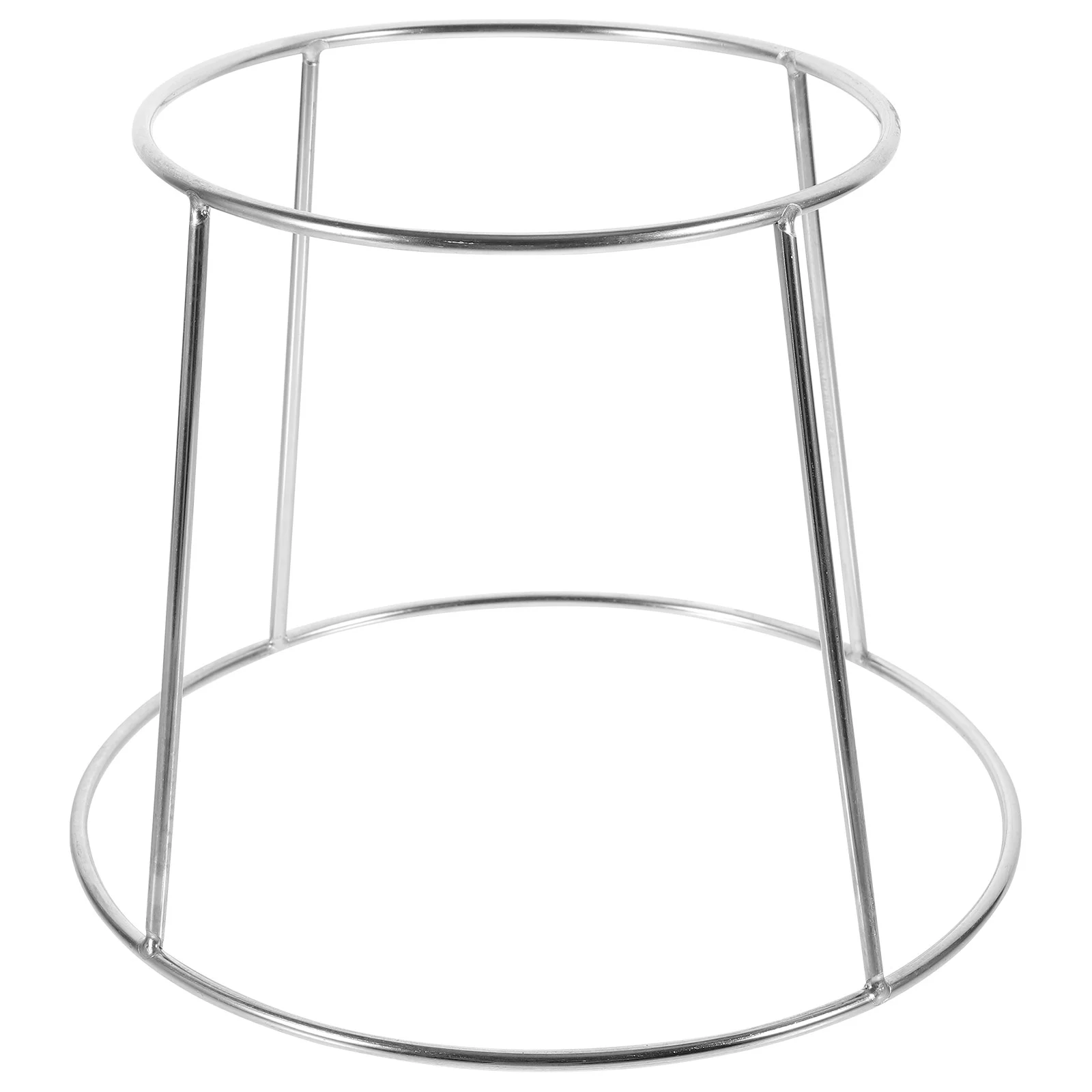 

Stainless Steel Griddle Household Seafood Rack Plate Show Tray Pizza Accessory Desktop Holder Restaurant