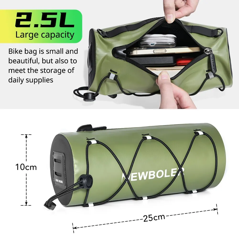 Bicycle Bag Waterproof Frame Pannier Bag Multifunction Portable Shoulder Waterproof Bike Accessorie