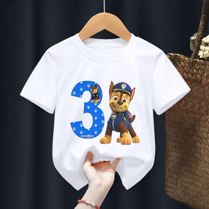Personalizadas Camisetas Camisetas De Paw Patrol Para CumpleaÃ±os