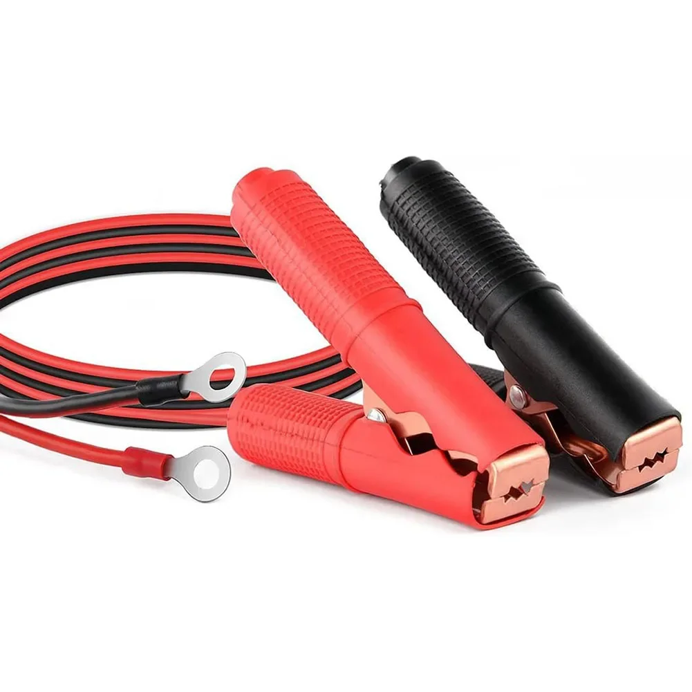 Alligator Clip Adapter 30A Fuse Battery For Car Extension Cord Quick-Release Disconnect For Car Motorcycle Battery Clamp Cable