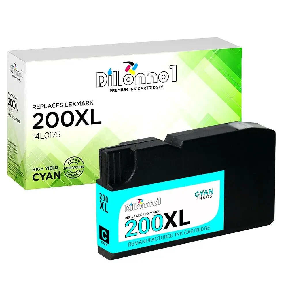 Картридж для Lexmark # 200XL 200 XL Cyan 14L0175 OfficeEdge Pro4000 Pro5500