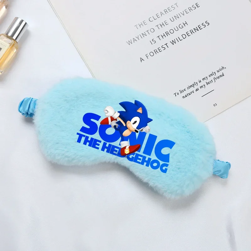 Sonic Sleeping Eye Mask Blindfold Eye Cover Mask Eyepatch Travel Home Eyes Relax Mask Eyeshade Boys Girls Kids Regali Per Adulti