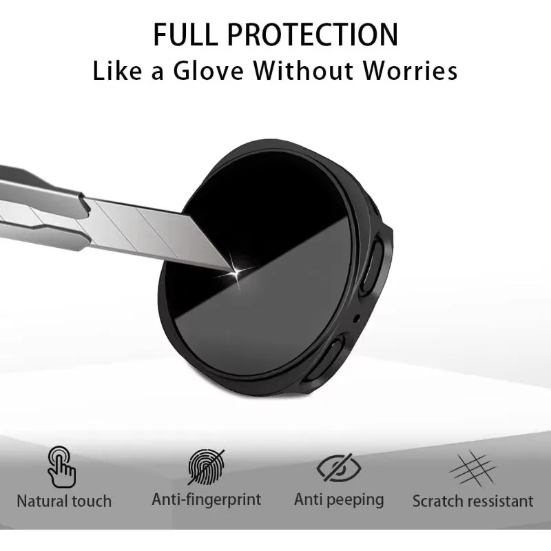 Premium Privacy Tempered Screen Protector with Anti-Peep Case