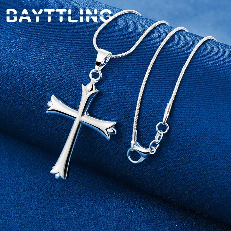 Sterling Silver Cross Necklace 1