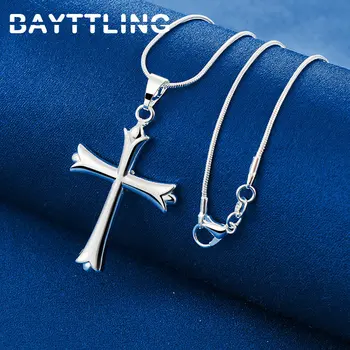 Sterling Silver Cross Necklace 1