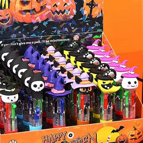 Pruojhw Stylo Multicolore, Stylos À Bille 4 Couleurs Mignons