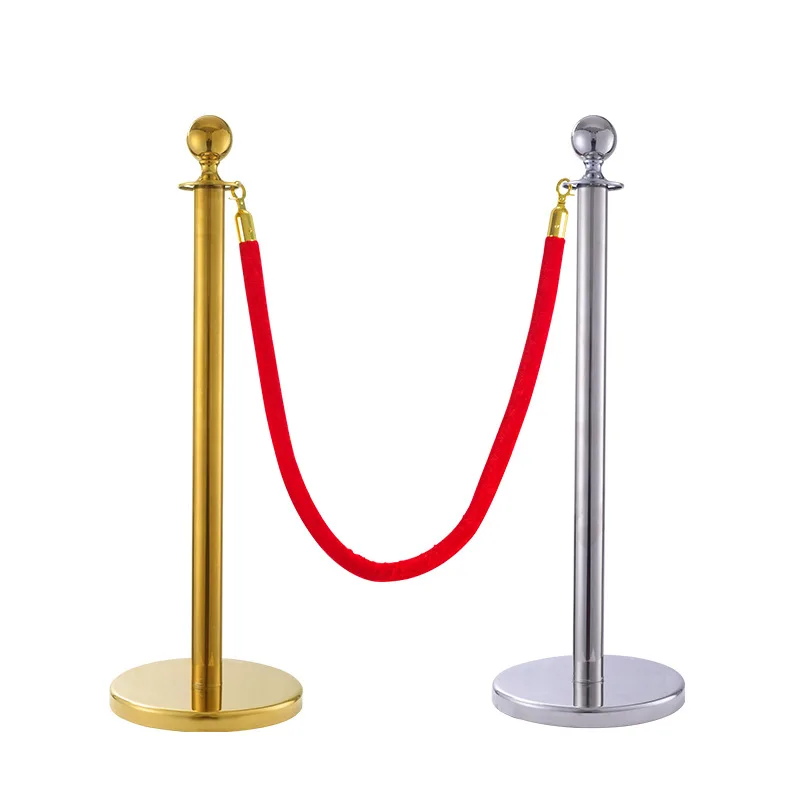 Rope Barrier Stanchion 1.5m Long Twisted Lining Barrier Rope Flannel Sling for Welcoming Queuing Columns Pole Fences Stands