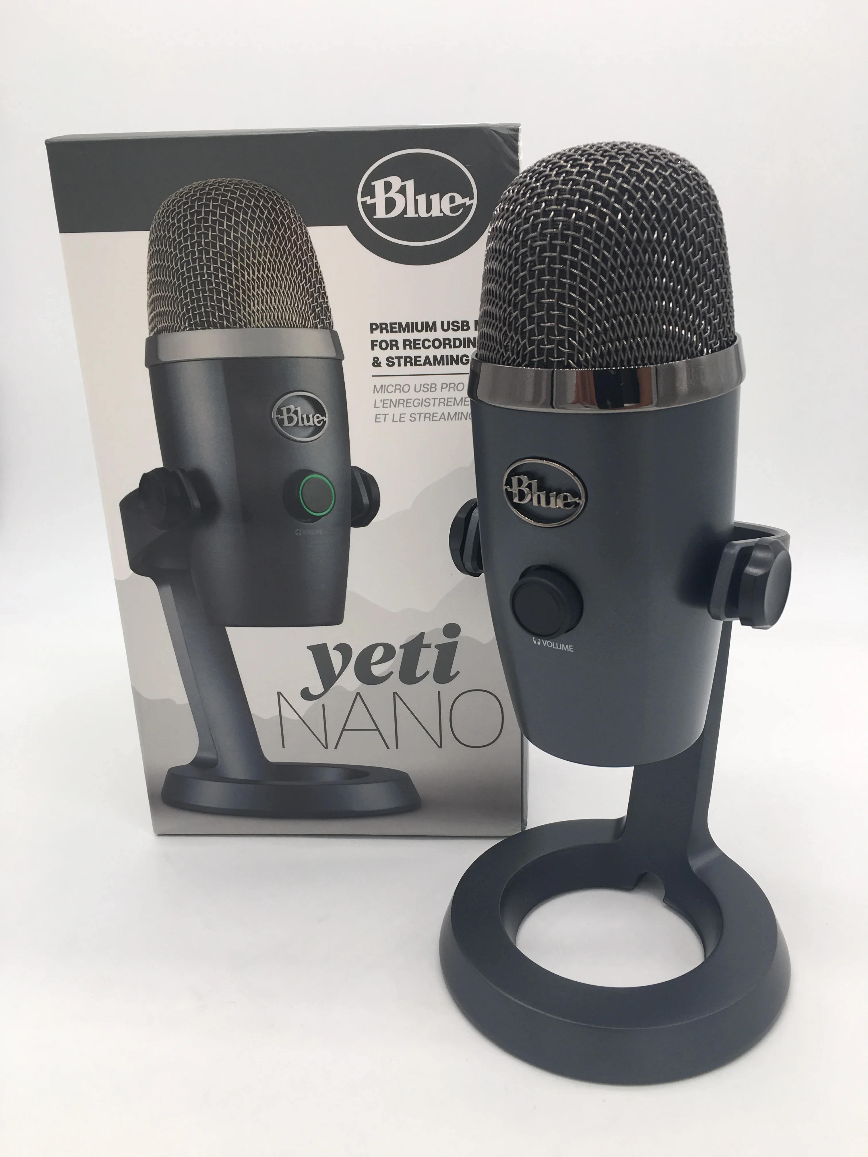 Blue Yeti Nano Professional condenser digital USB microphone for podcasting  game streaming Skype call  music recording