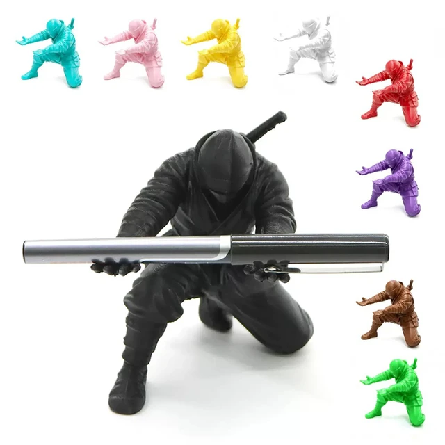 3D Printed Cool Organizer Ninja Pen Holder Miniature Pen Stand Creative Gift Ornament Modern Desktop Decoration Parts 1