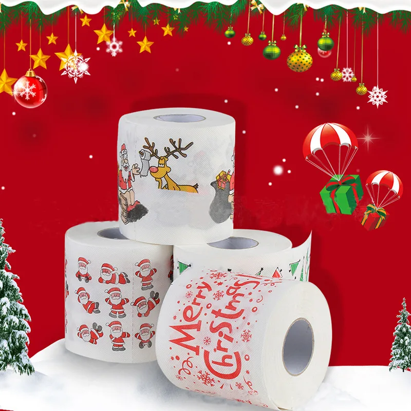 Toilet Paper Christmas Pattern Series