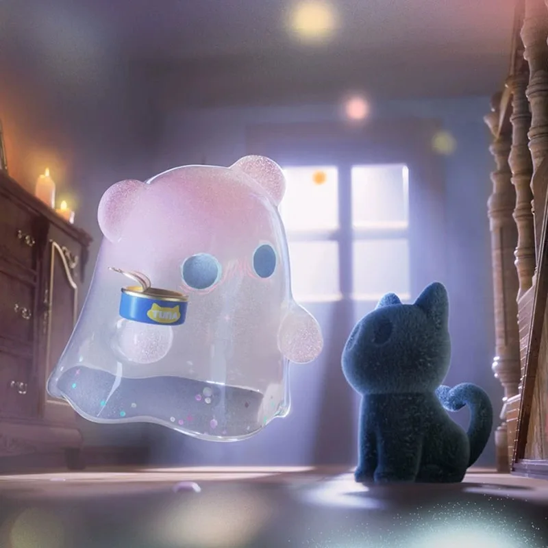 Shinwoo Ghost Bear House Series Blind Casuale Box Kawaii Anime Action Figure Caixa Caja Mystery Box Designer Doll Regalo Di Compleanno