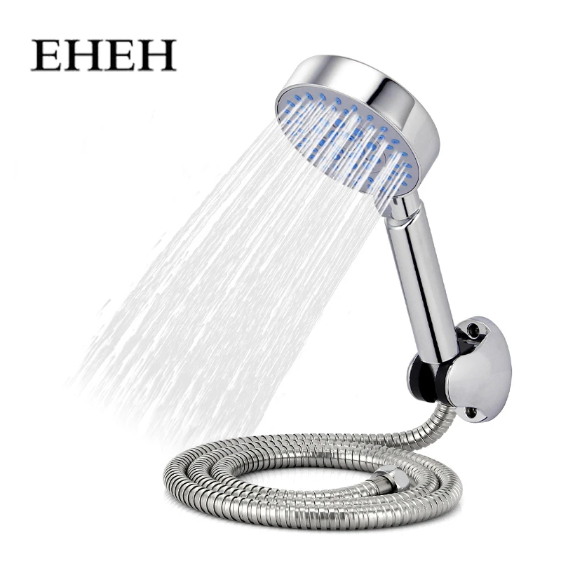 EHEH 5 Modes Shower Head Set Bathroom Chromeplate Handheld Showerhead With Hose And holder Multiple Modes Showerhead Sets