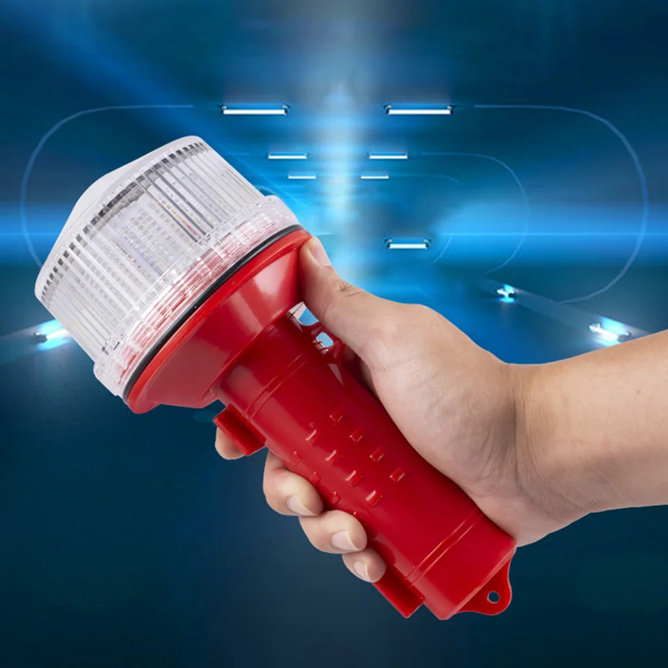 Solar Powered LED Marine Signal Light for Boats