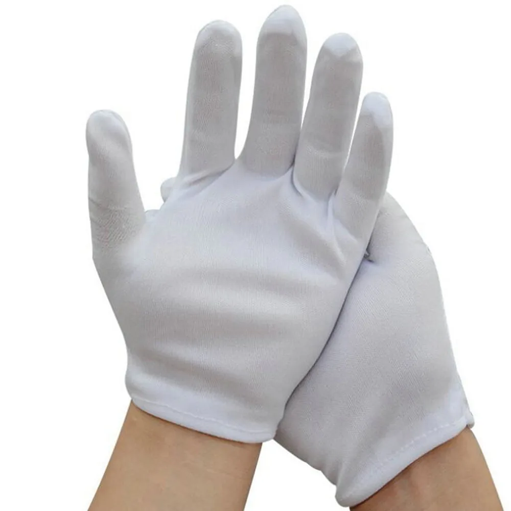 6 Pairs Dry Hand Cotton Gloves Overnight Moisture Gloves Spa Gloves For Women And Men Cotton Gloves